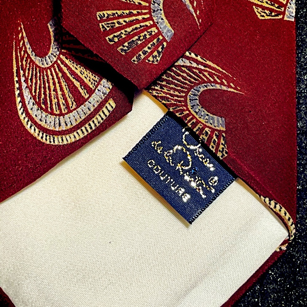 Oscar de la Renta couture tie VINTAGE